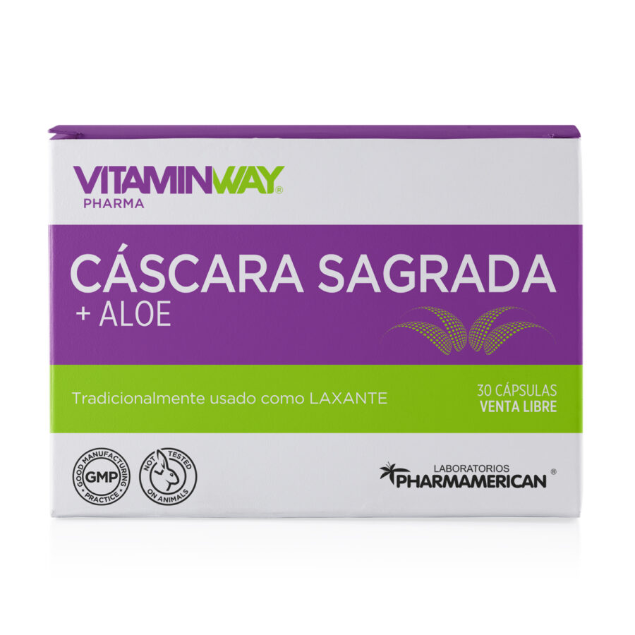 SUPL.CASCARA SAGRADA+ALOE EST. x30 CAPS. - Imagen 1